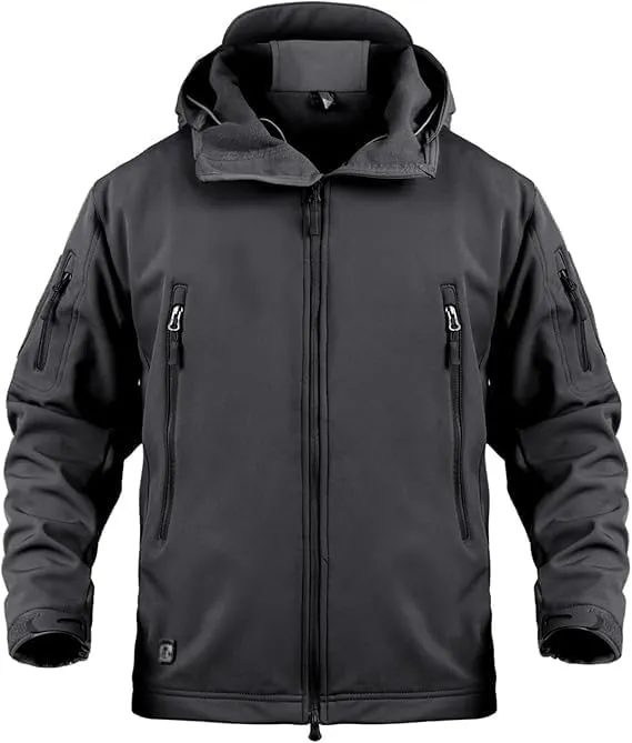 Blyo Waterproof Thermal Jacket Windproof Winter Ski Snow Jacket Hiking Outdoor Cold Weather Jackets Soft Shell Coat for Men