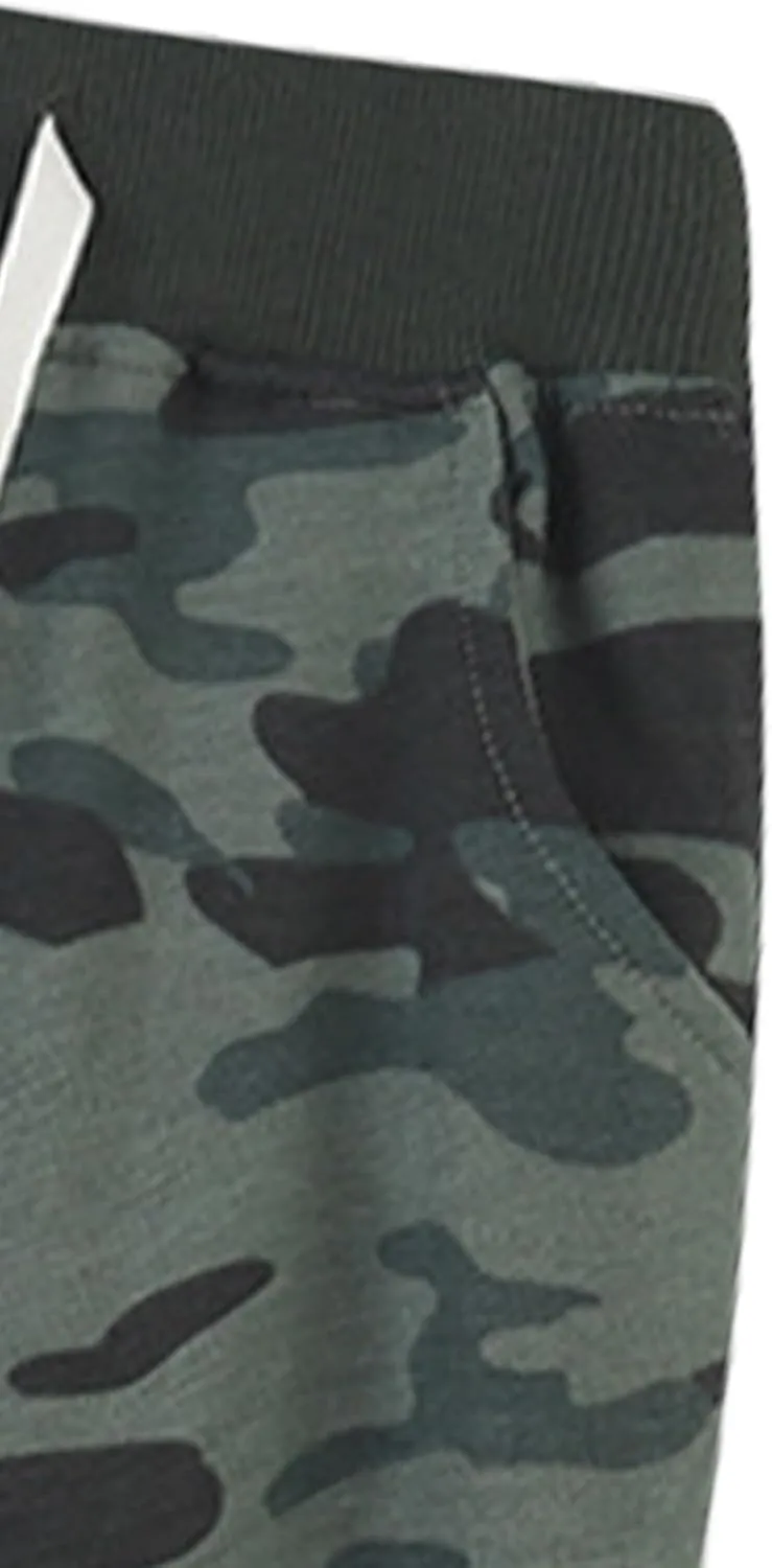 Boy's Camouflage Sweatpants Sports Pants Kids Athletic Sweat Pants Basic Jogger Track Pants with Pockets