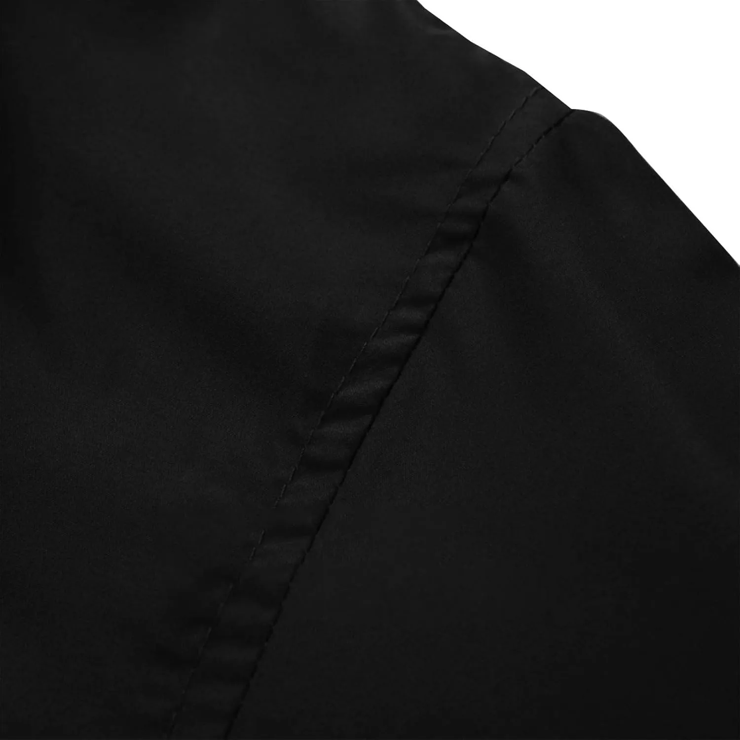 Cambkatl Men's Sports Coat, Full Zipper Stand Collar Long Sleeve Outwear Jacket with Mesh Liner & Pockets