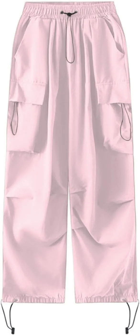 Camo Cargo Pants Women Wide Leg Parachute Sweatpant High Waisted Flowy Baggy 2024 Summer Teen Girl Y2K Trendy Clothes