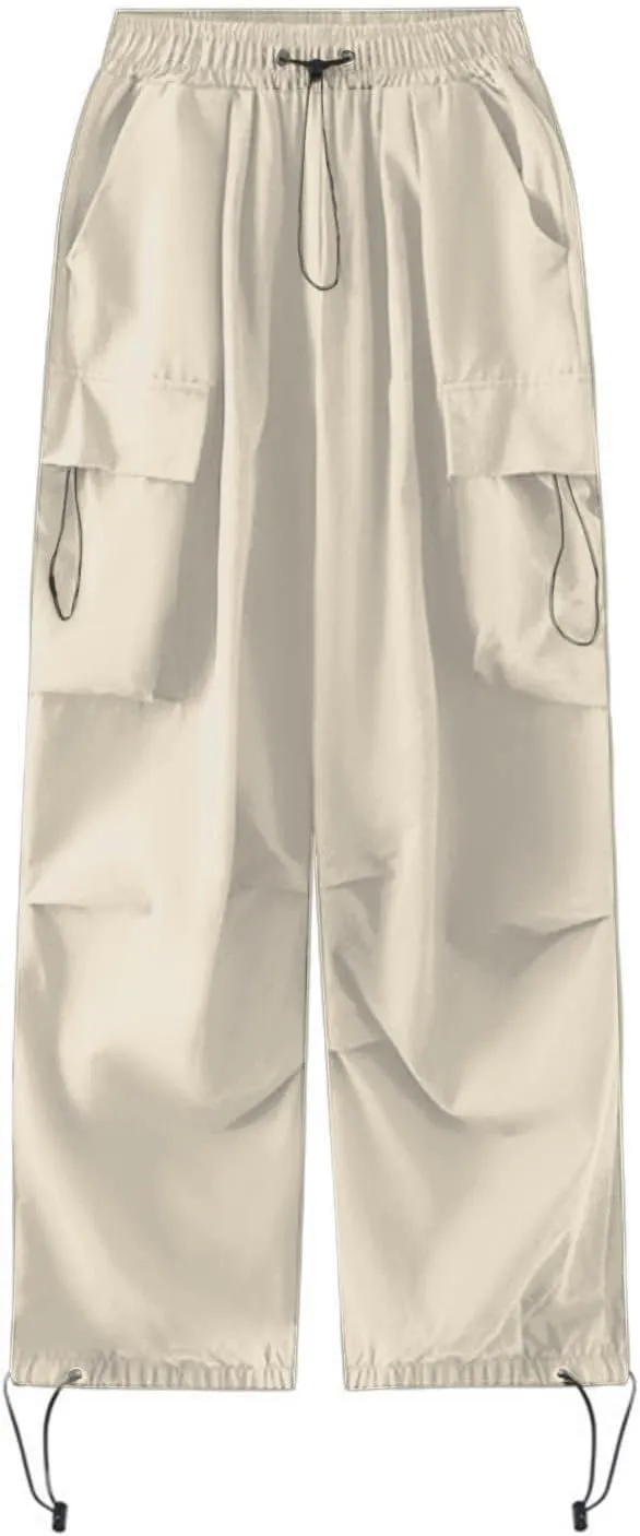 Camo Cargo Pants Women Wide Leg Parachute Sweatpant High Waisted Flowy Baggy 2024 Summer Teen Girl Y2K Trendy Clothes
