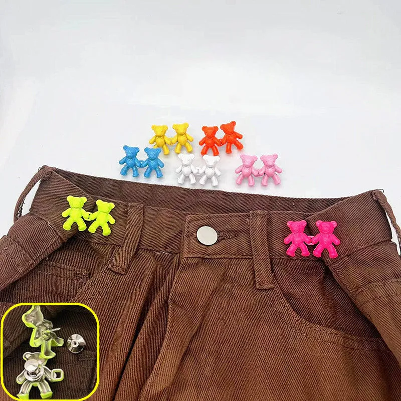 (🎄CHRISTMAS SALE NOW-50% OFF) Cute Bear No-sew Waist Button