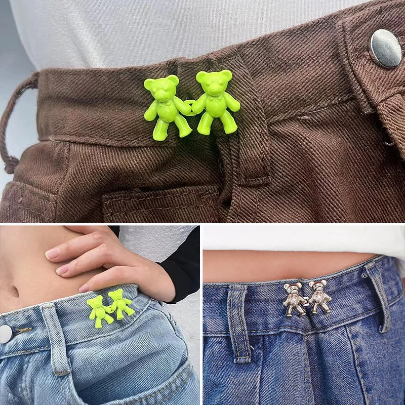(🎄CHRISTMAS SALE NOW-50% OFF) Cute Bear No-sew Waist Button