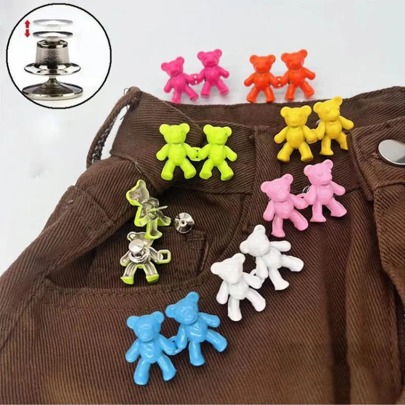 (🎄CHRISTMAS SALE NOW-50% OFF) Cute Bear No-sew Waist Button