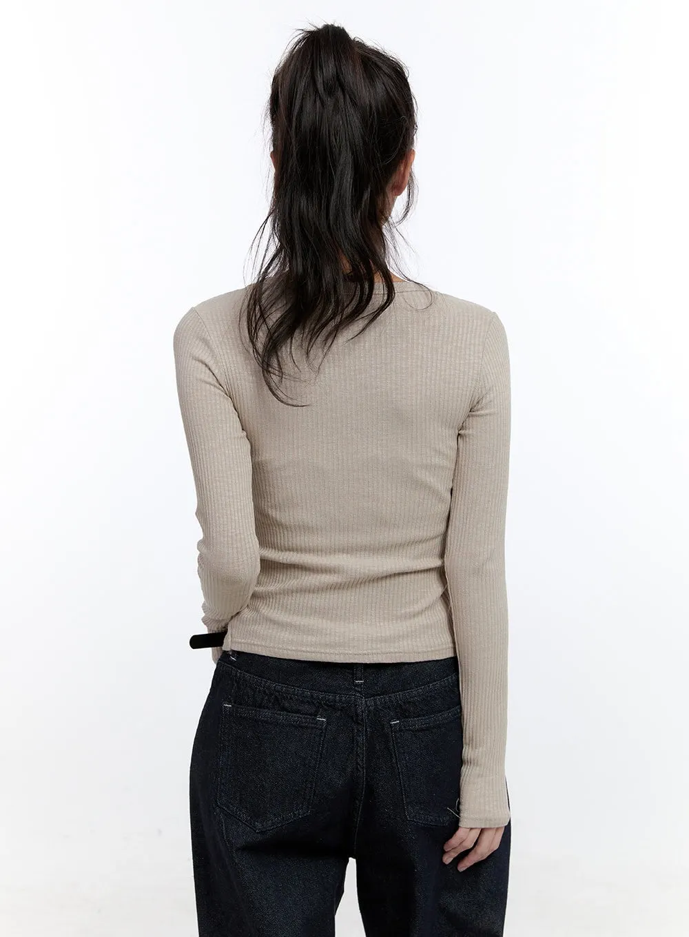 Color Block Layered Long Sleeve ON418