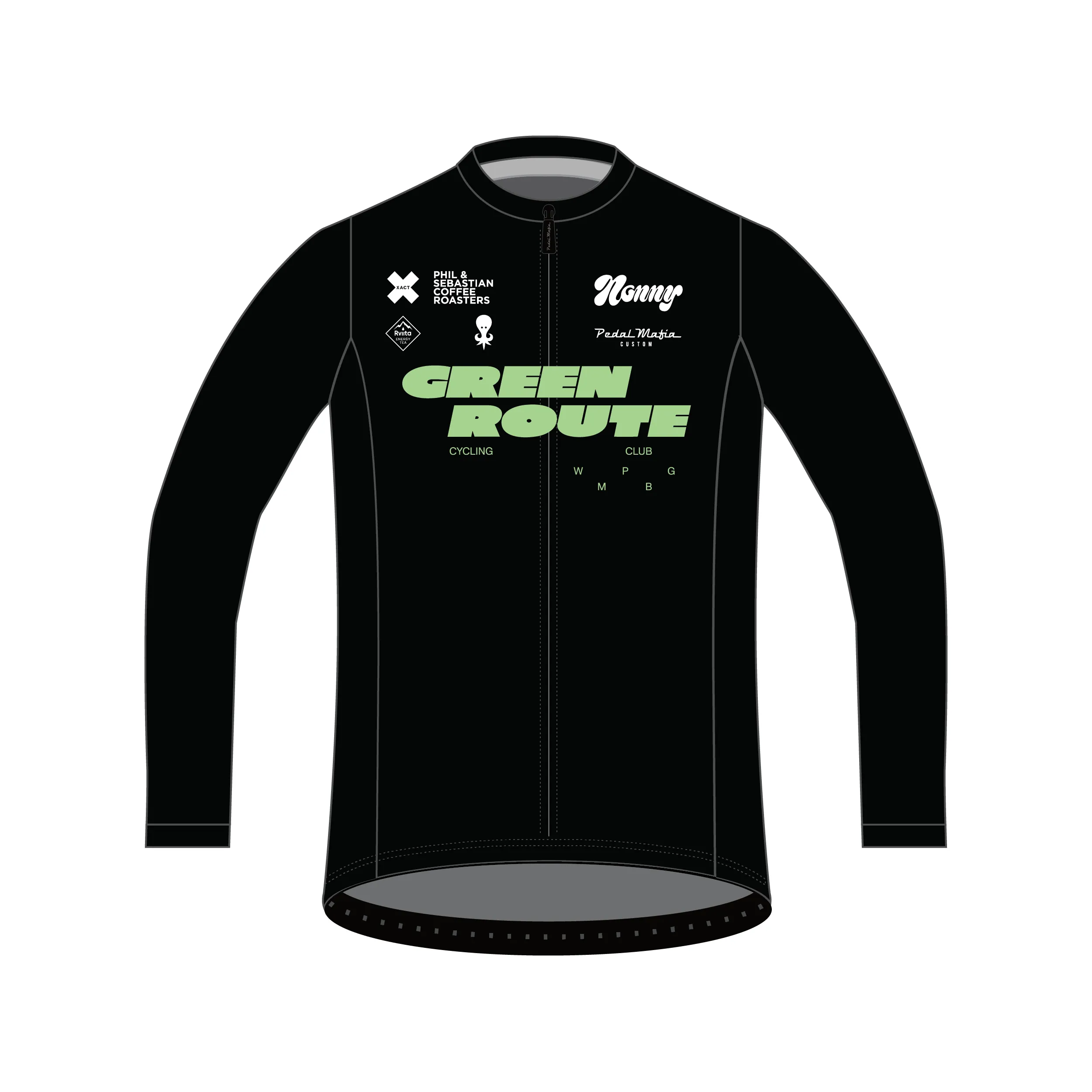 Custom Thermal Jacket - Green Route