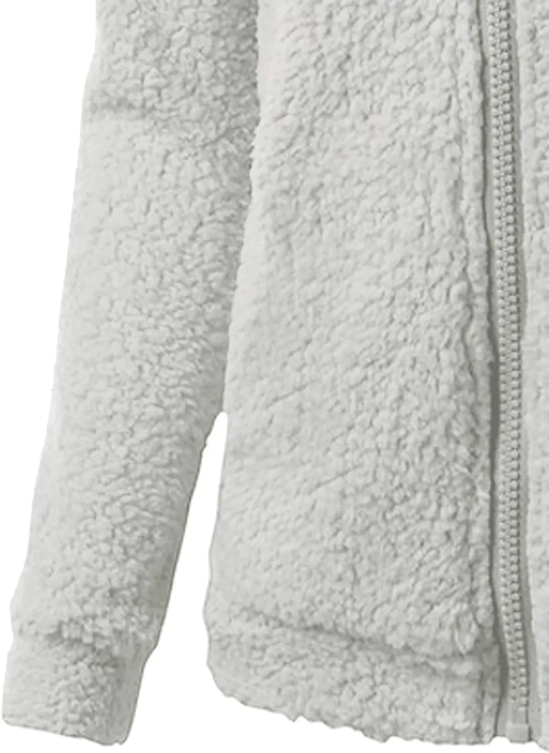 GOFULY Oversized Hoodie For Women Zip Up Casual Fall Winter Coats Plus Size Trendy Sharpa Fleece Jacket With Pocket Clothes