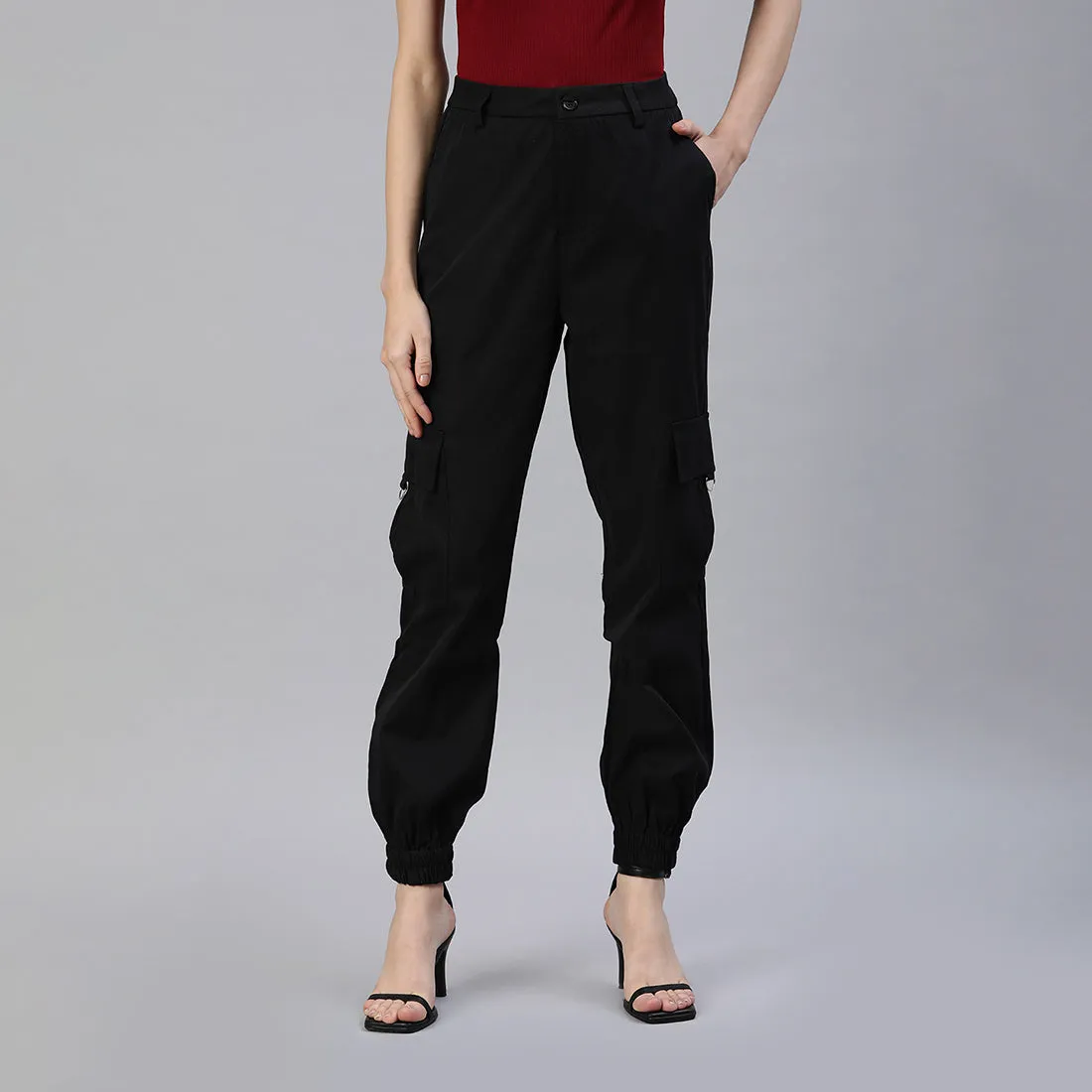 High Waist Cargo Pants