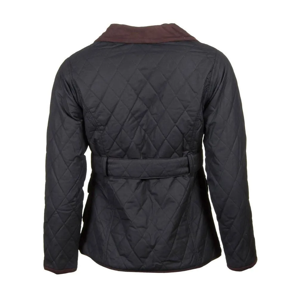 Ladies Rydale Belted Diamond Quilted Waxed Country Jacket