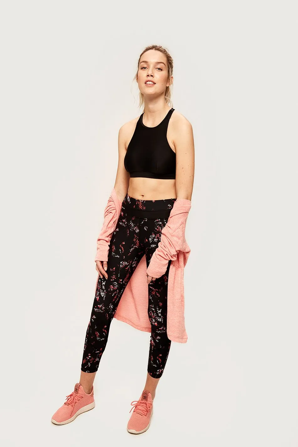 MID RISE BURST ANKLE LEGGING