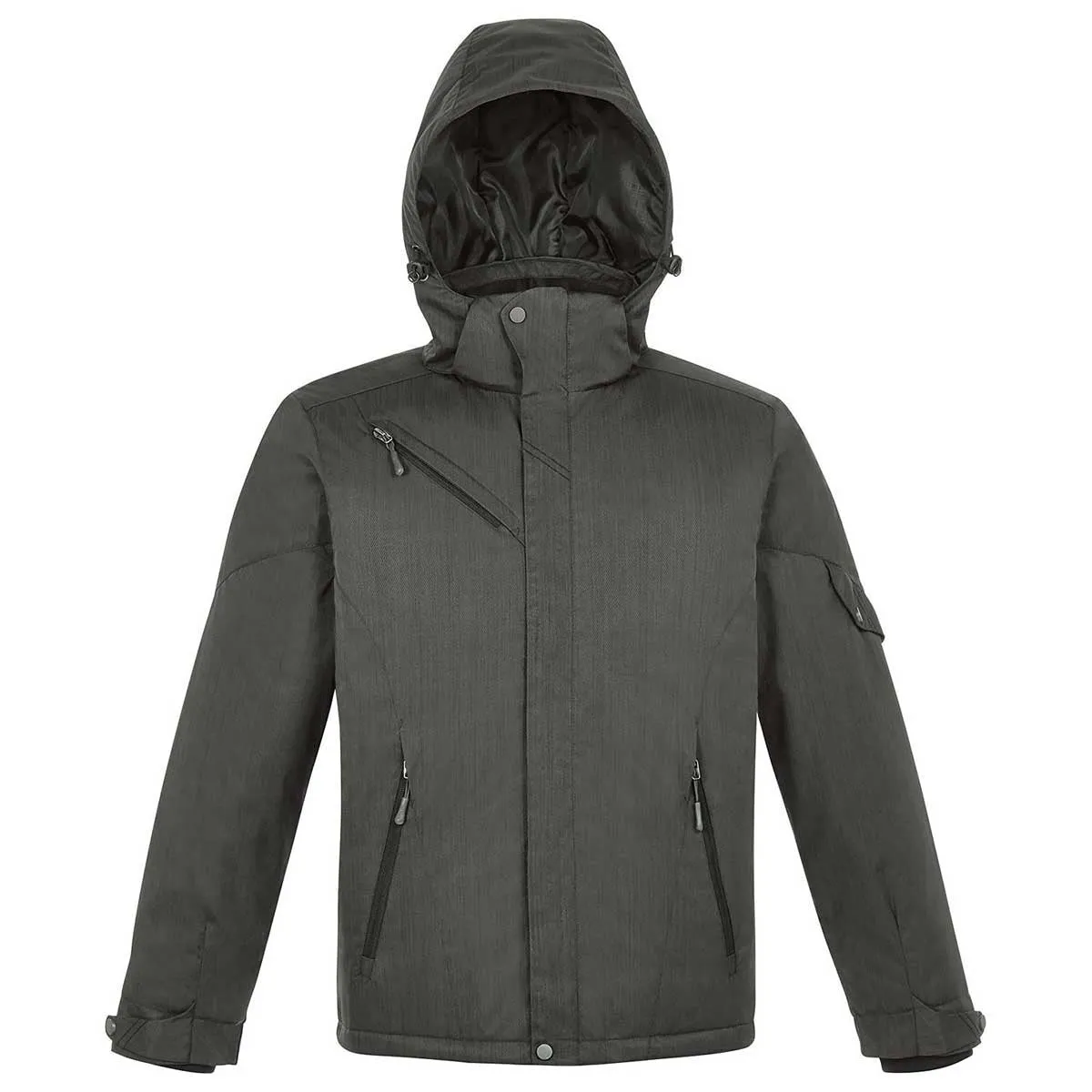 North End Men's Carbon Rivet Textured Twill Insulated Jacket