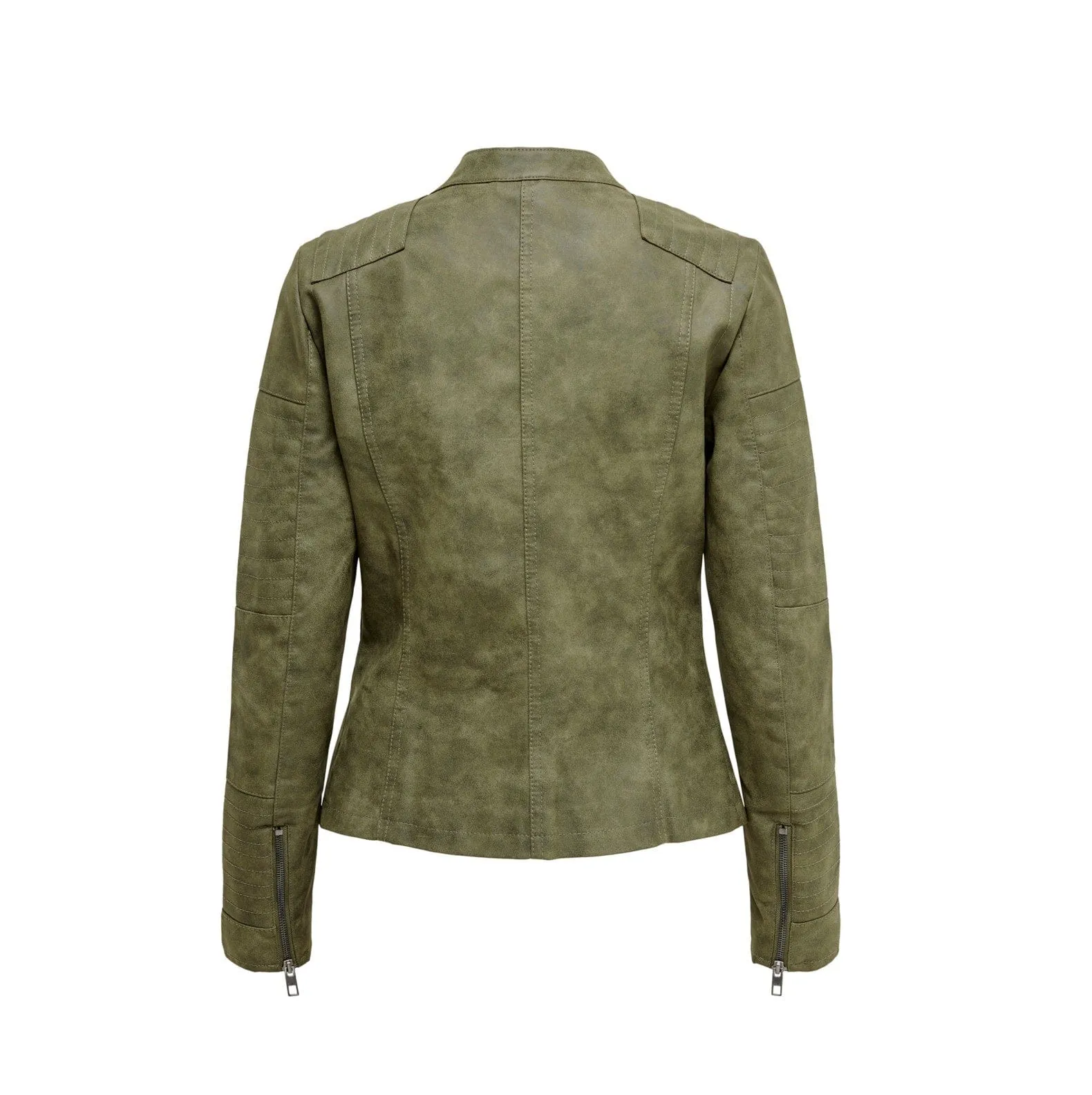 ONLY Ava Faux Leather Jacket Kalamata Green