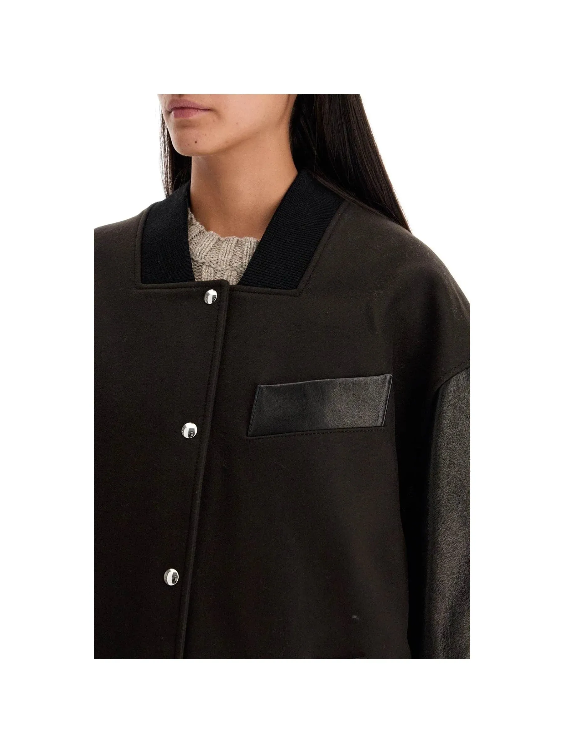 Oversized Bomber Jacket