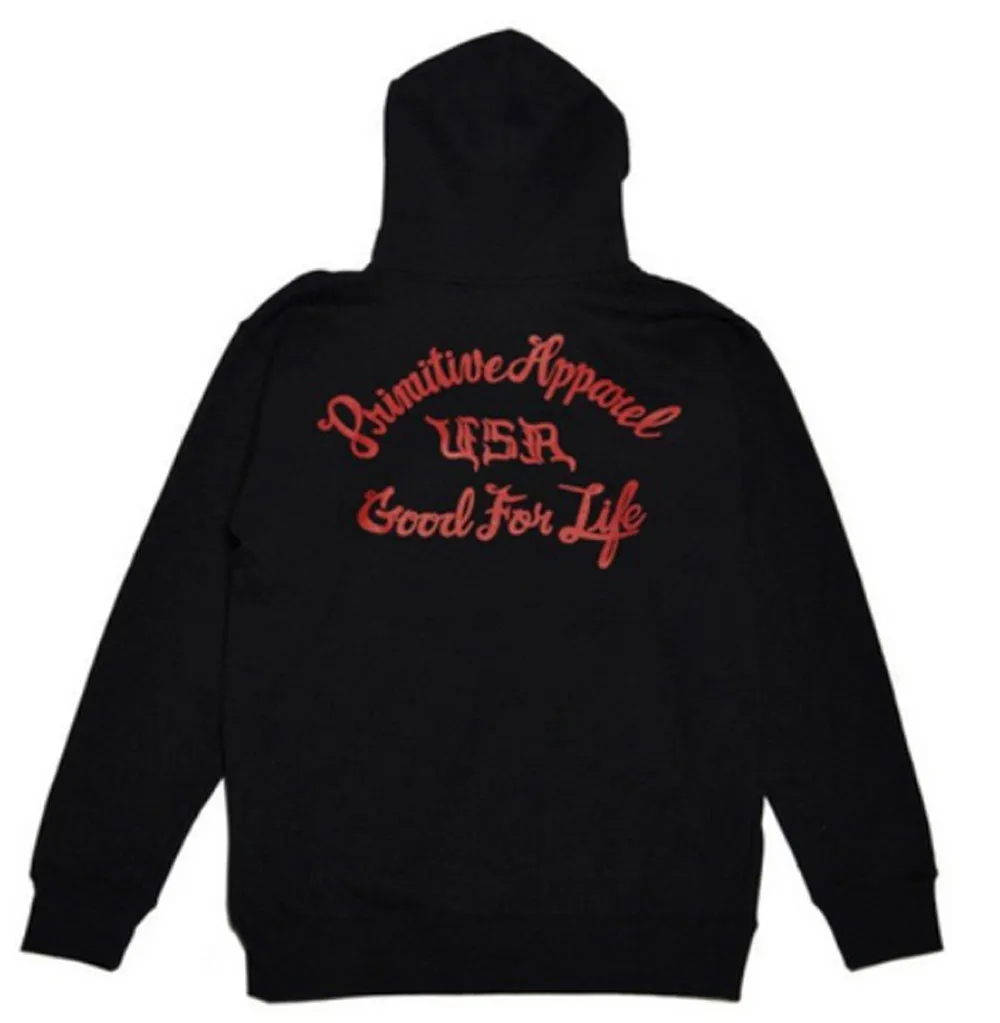 Primitive Apparel Mayhem Zip Hoodie Black