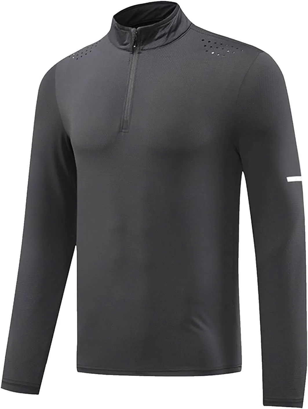 Sun Protection Shirt for Mens Casual Lightweight Long Sleeve Rash Guard Fishing Outdoor Sports Running Tees Tops