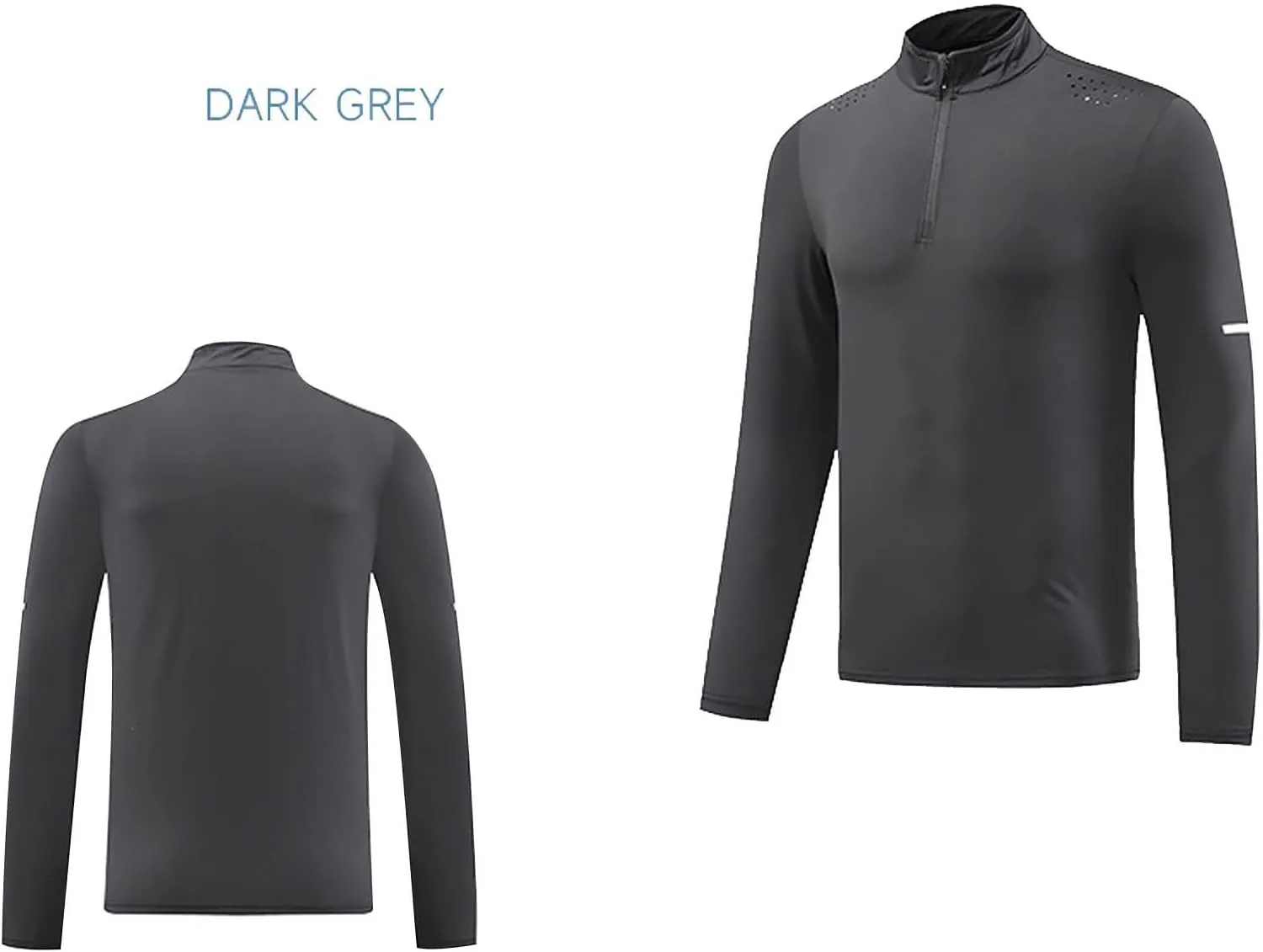 Sun Protection Shirt for Mens Casual Lightweight Long Sleeve Rash Guard Fishing Outdoor Sports Running Tees Tops