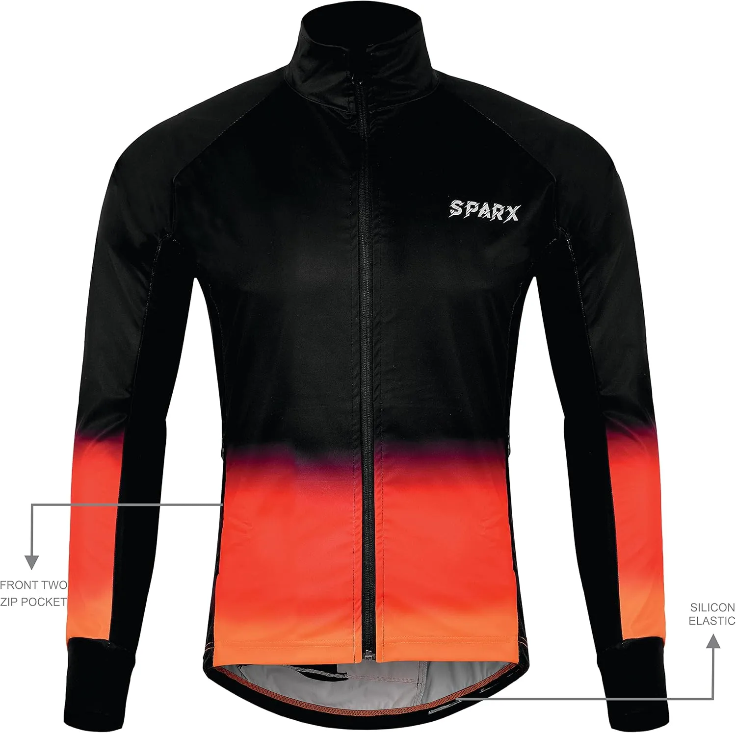 Thermal Softshell Cycling Jacket Windproof Winter Bike Jacket