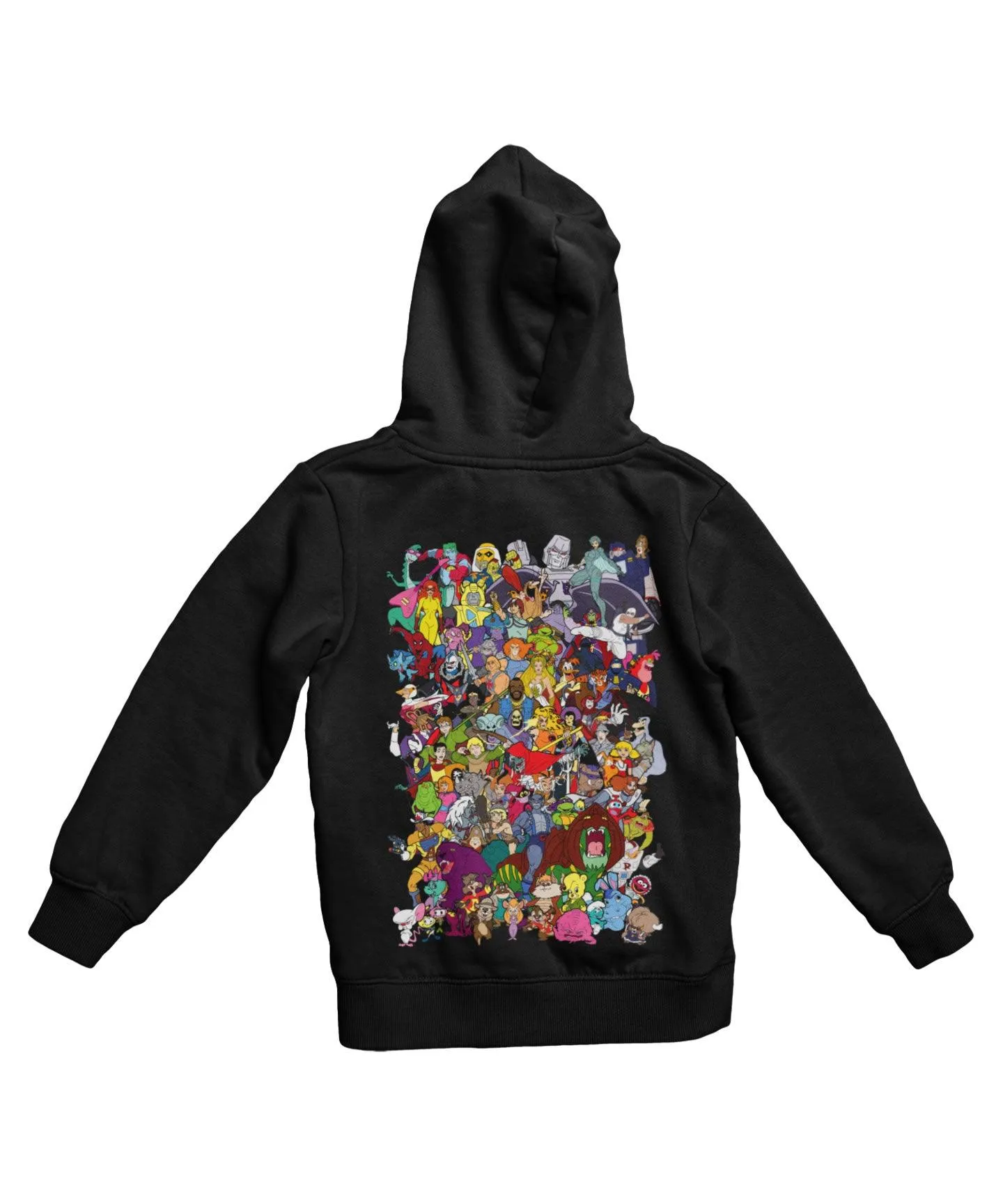 Top Notchy Saturday Morning Ladies Back Printed Hoodie