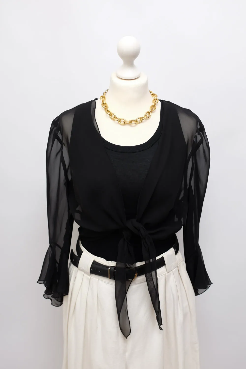 VINTAGE LUCID CROP JACKET TOP