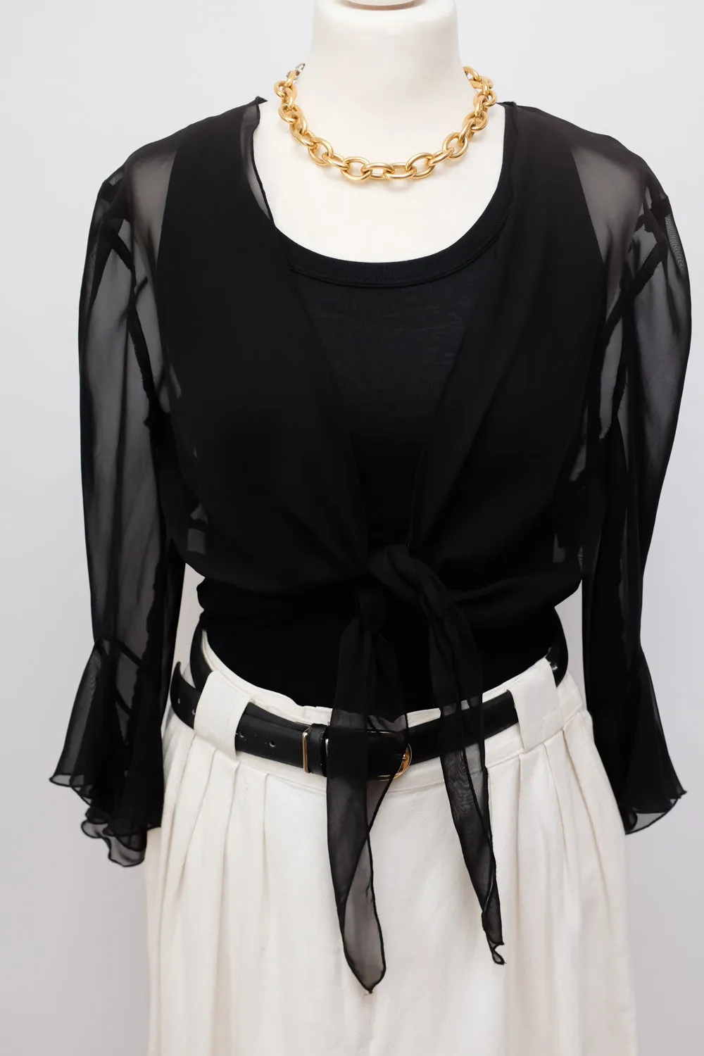 VINTAGE LUCID CROP JACKET TOP