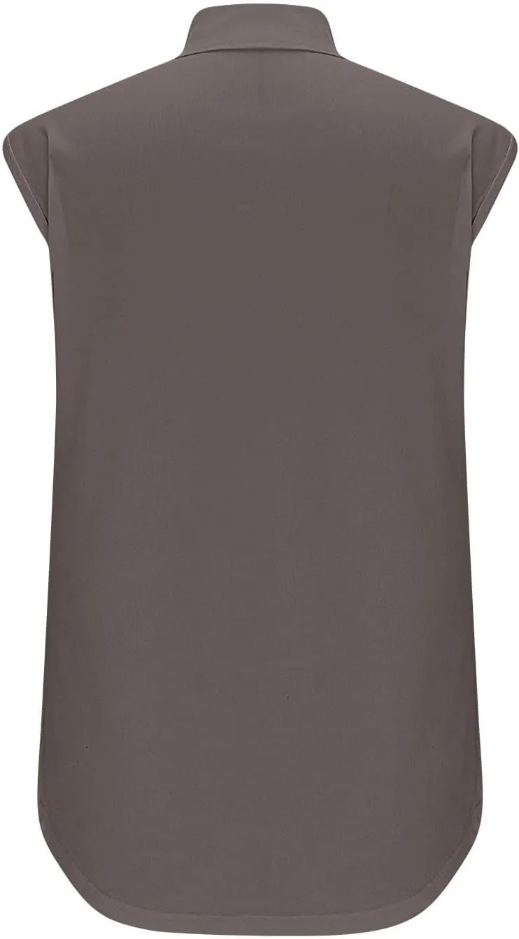 Womens Sleeveless Golf Shirts 1/4 Zip Collar Tennis Sports Tops Lightweight Quick Dry Mesh Athletic Workout Tank Tops