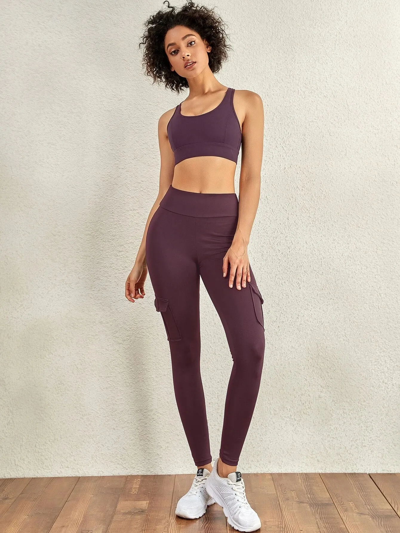 Workout Running Yoga Stretch Cargo Pants