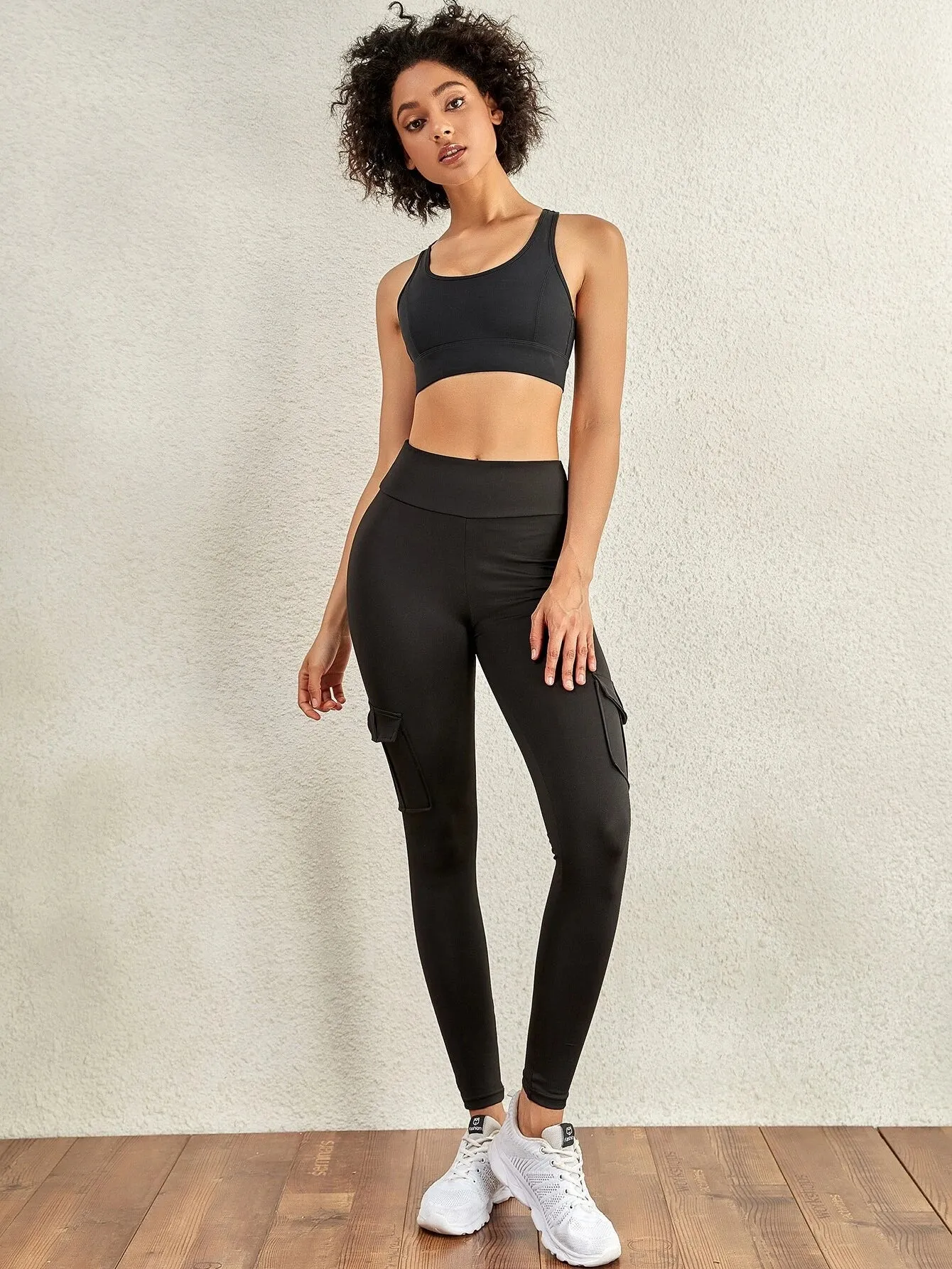 Workout Running Yoga Stretch Cargo Pants