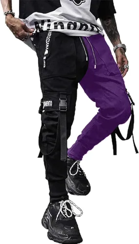 XYXIONGMAO Men's Jogger Pants Techwear Hip Hop Harem Pants Streetwear Tactical Track Pants