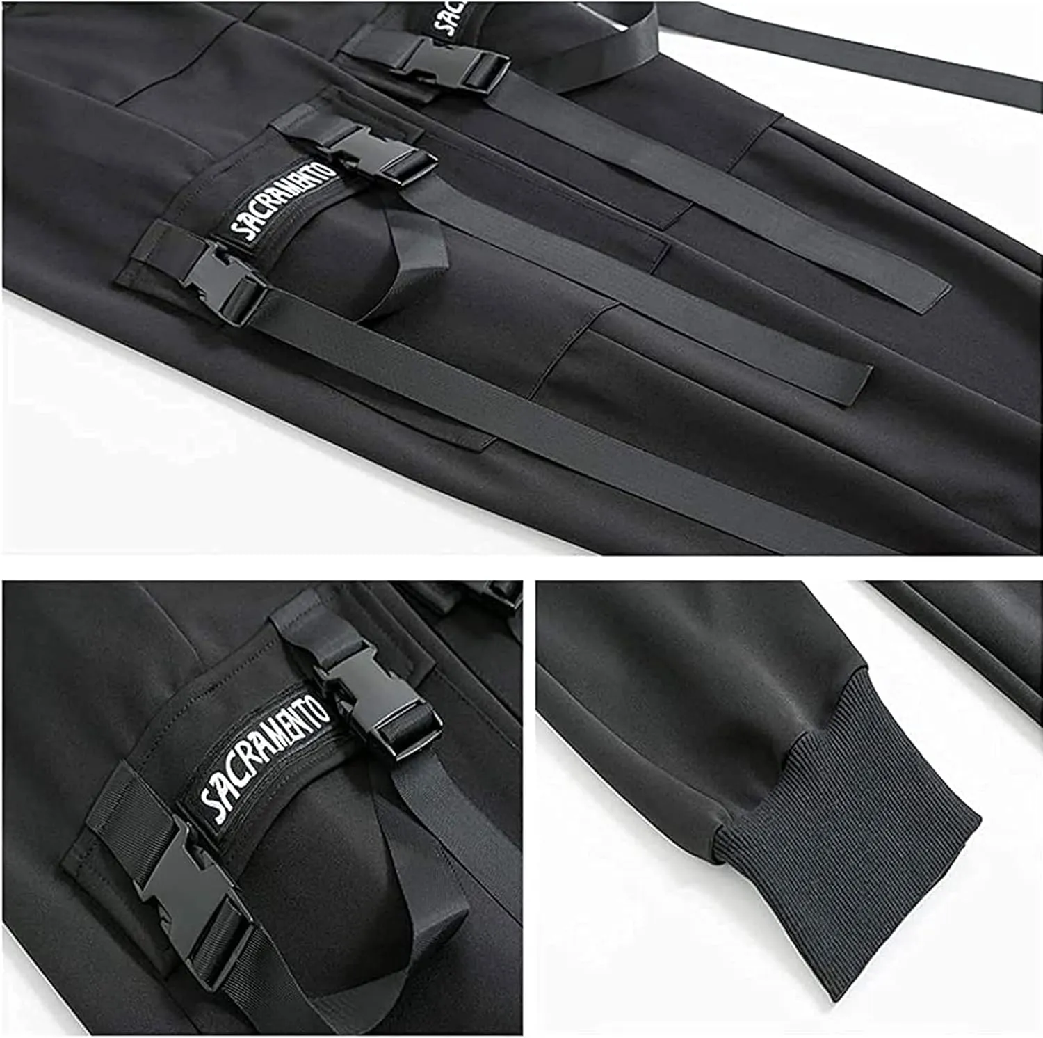 XYXIONGMAO Men's Jogger Pants Techwear Hip Hop Harem Pants Streetwear Tactical Track Pants