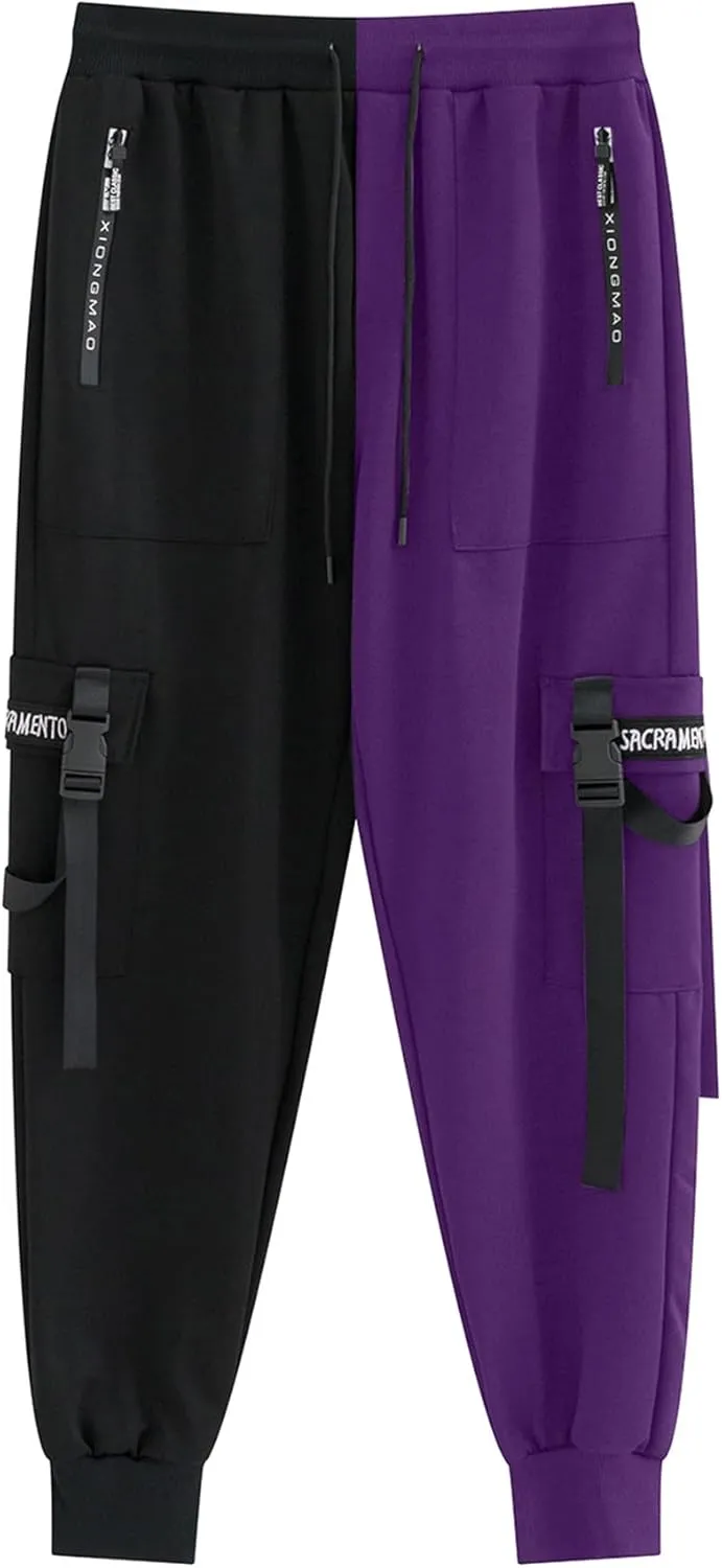 XYXIONGMAO Men's Jogger Pants Techwear Hip Hop Harem Pants Streetwear Tactical Track Pants
